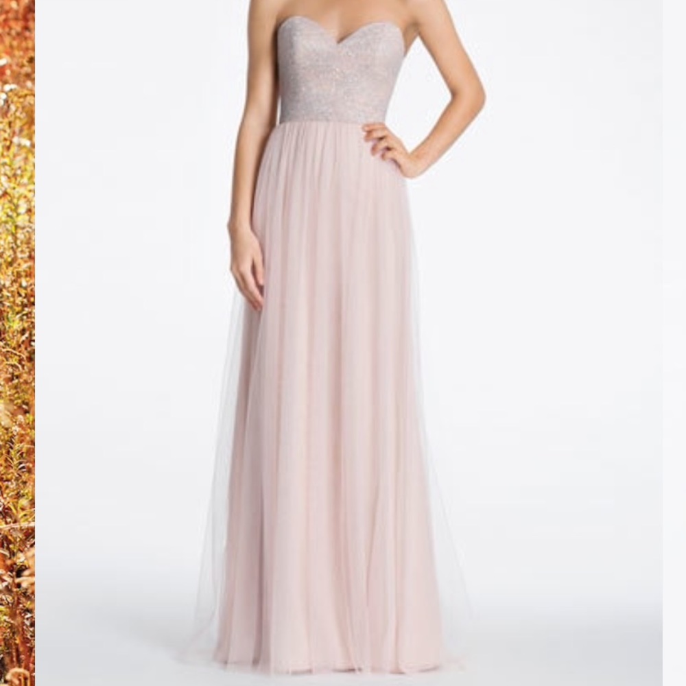 Hayley Paige Strapless pageant formal dress